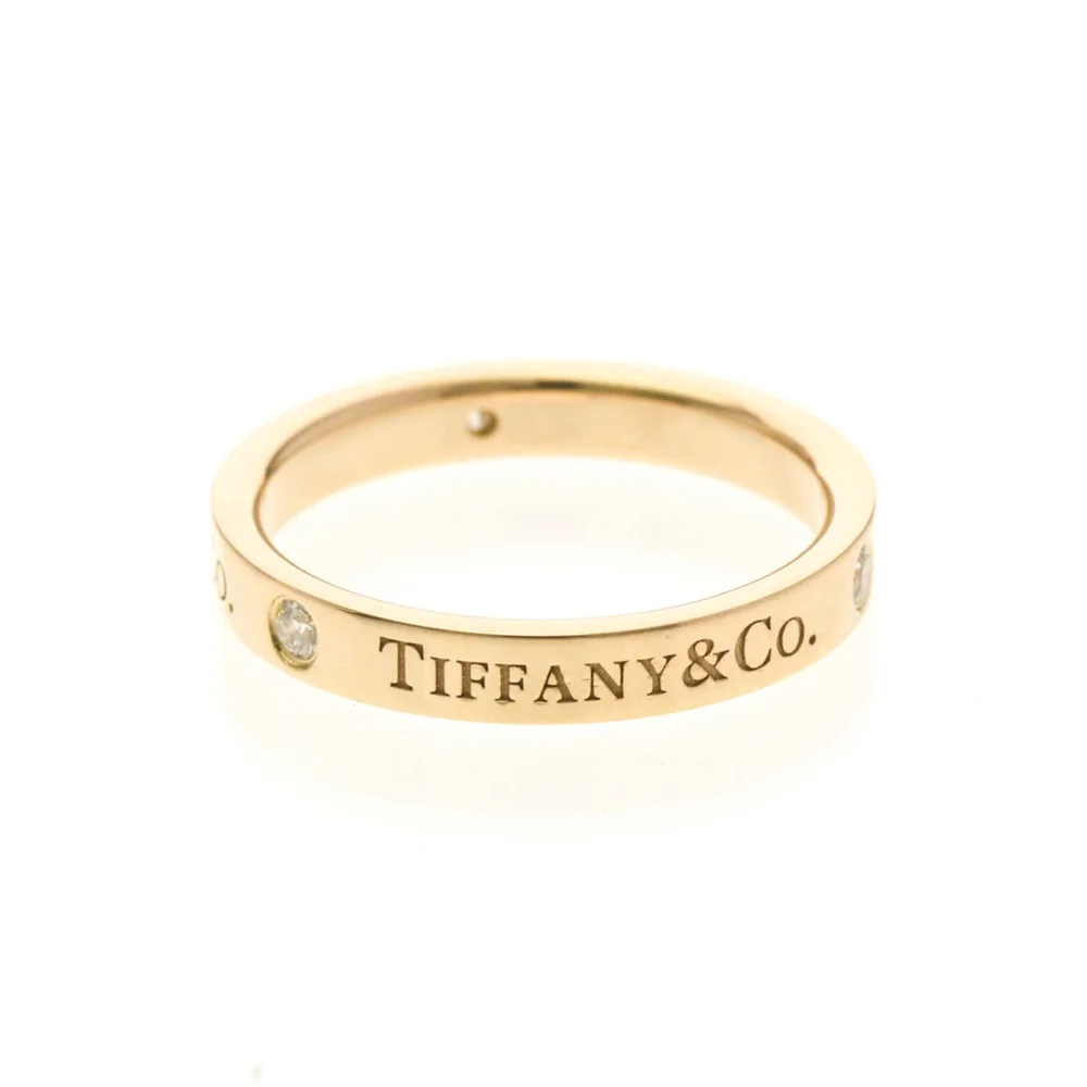 TIFFANY 18k Gold Diamond Ring